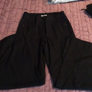 Emma James black cuffed pants